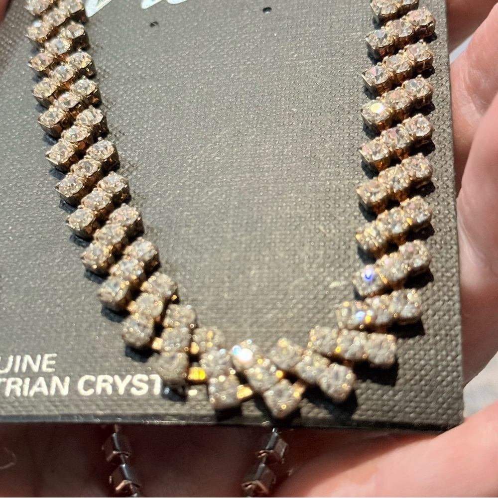 NWT Vieste Austrian Crystal Necklace - Picture 3 of 5